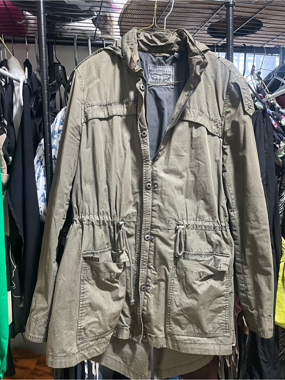 Levi's Olive Green Military Field Jacket